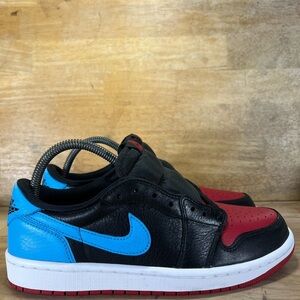 NEW Air Jordan 1 Retro OG Low NC to Chi Womens Sz 9 Shoes Sneakers Blk Red Blue